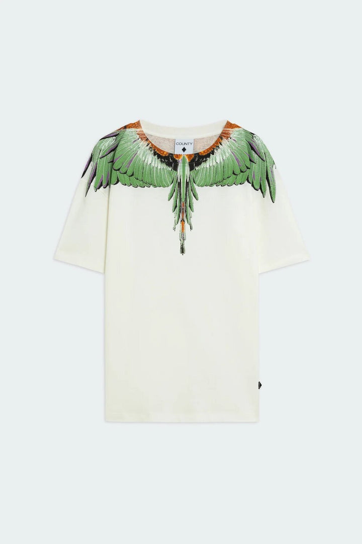 COUNTY OF MILAN - BURLON  t-Shirt Logo Wings Grande Uomo |  JEK PIT