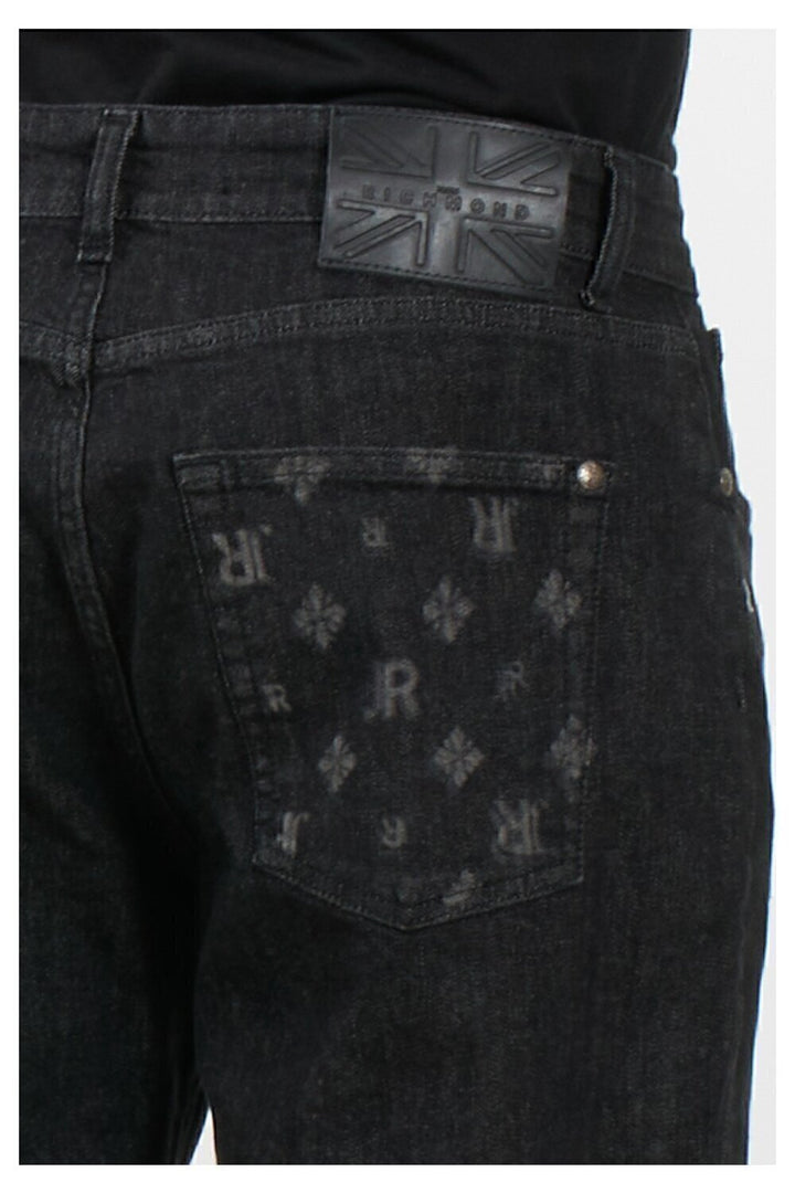 Jeans 5 Pockets Tasca Logo Allover Uomo - JEK PIT