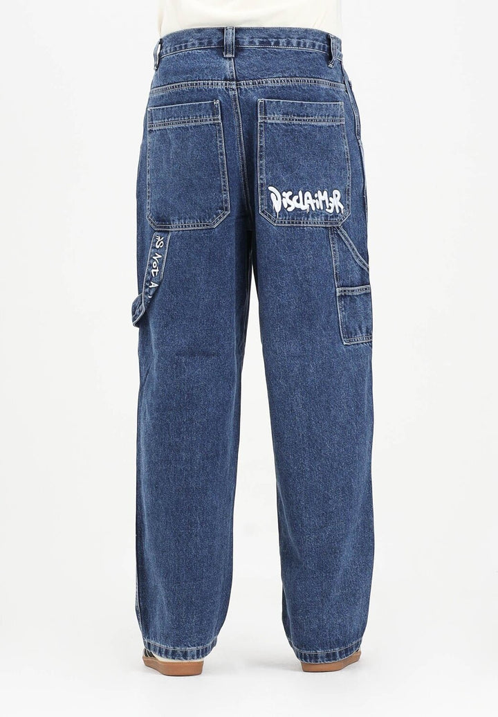 DISCLAIMER  Jeans Work Logo Ricamato Retro Uomo |  JEK PIT