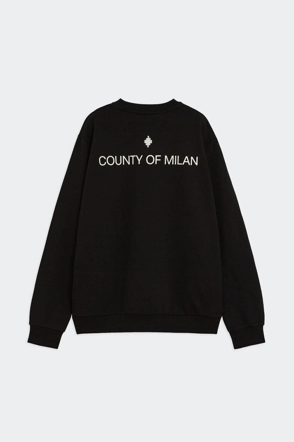 COUNTY OF MILAN - BURLON  Felpa a Giro Logo Retro Grande Uomo |  JEK PIT