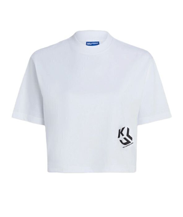 KARL LAGERFELD  t-Shirt Klj Reg Cropped Logo Fondo Donna |  JEK PIT