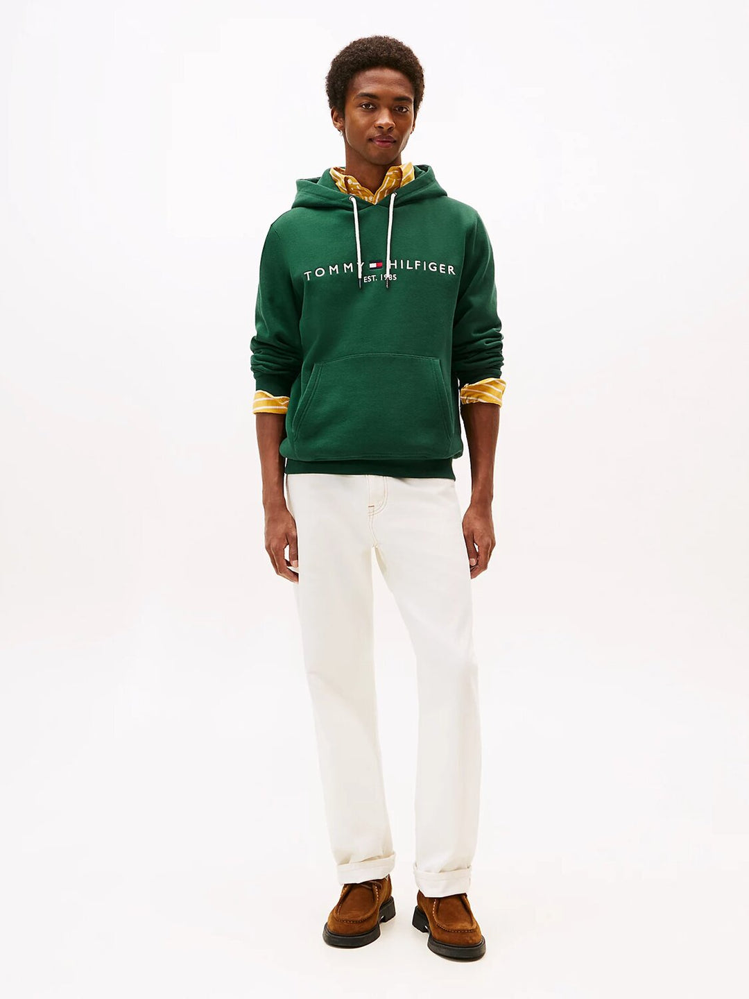 TOMMY HILFIGER  Felpa Con Cappuccio Logo Est Ricamo Uomo |  JEK PIT