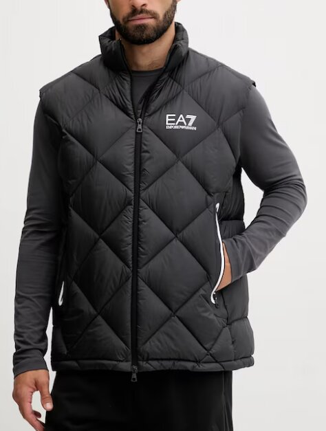 EMPORIO ARMANI EA7  Smanicato Vountain Trapuntato Logo Picco Uomo |  JEK PIT