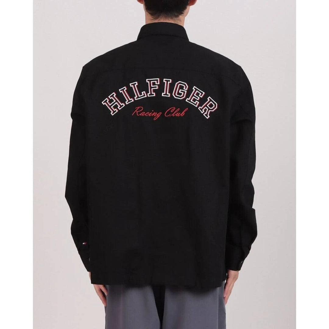 TOMMY HILFIGER  Camicia Over Con Logo In Corsivo Uomo |  JEK PIT