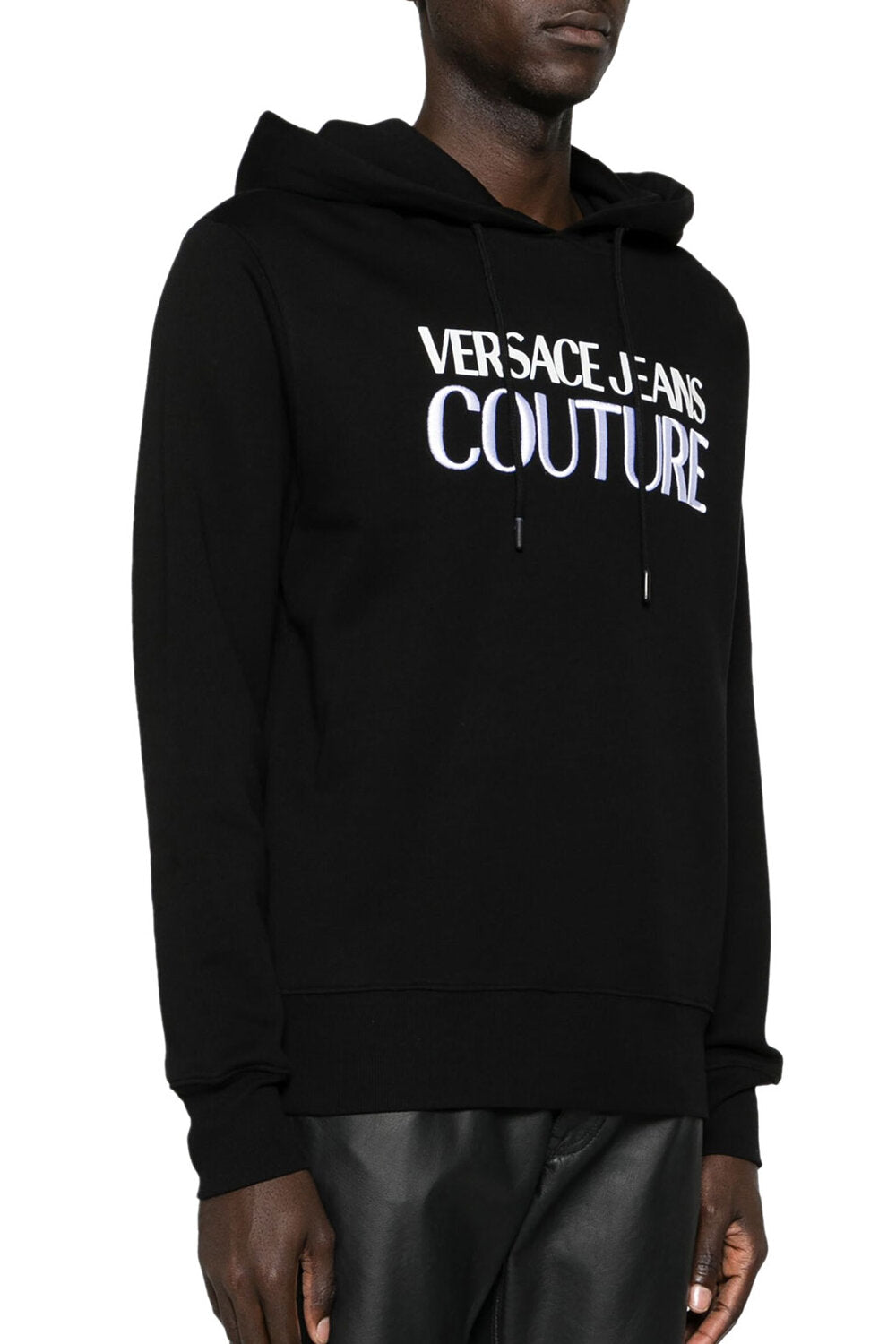 VERSACE JEANS  Felpa Logo Stampato e Ricamato Uomo |  JEK PIT