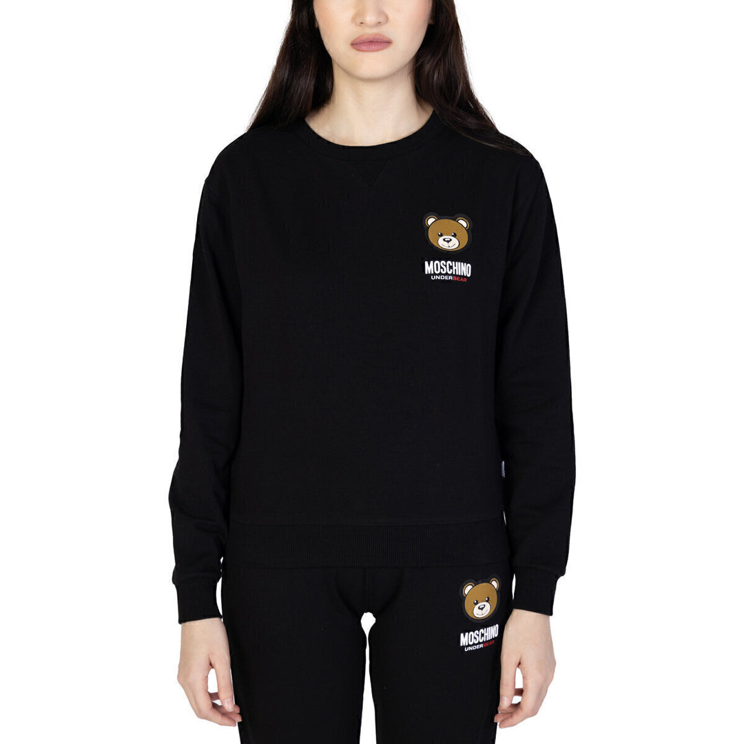 MOSCHINO  Felpa Giro Logo Orso Rilievo Gr Donna |  JEK PIT