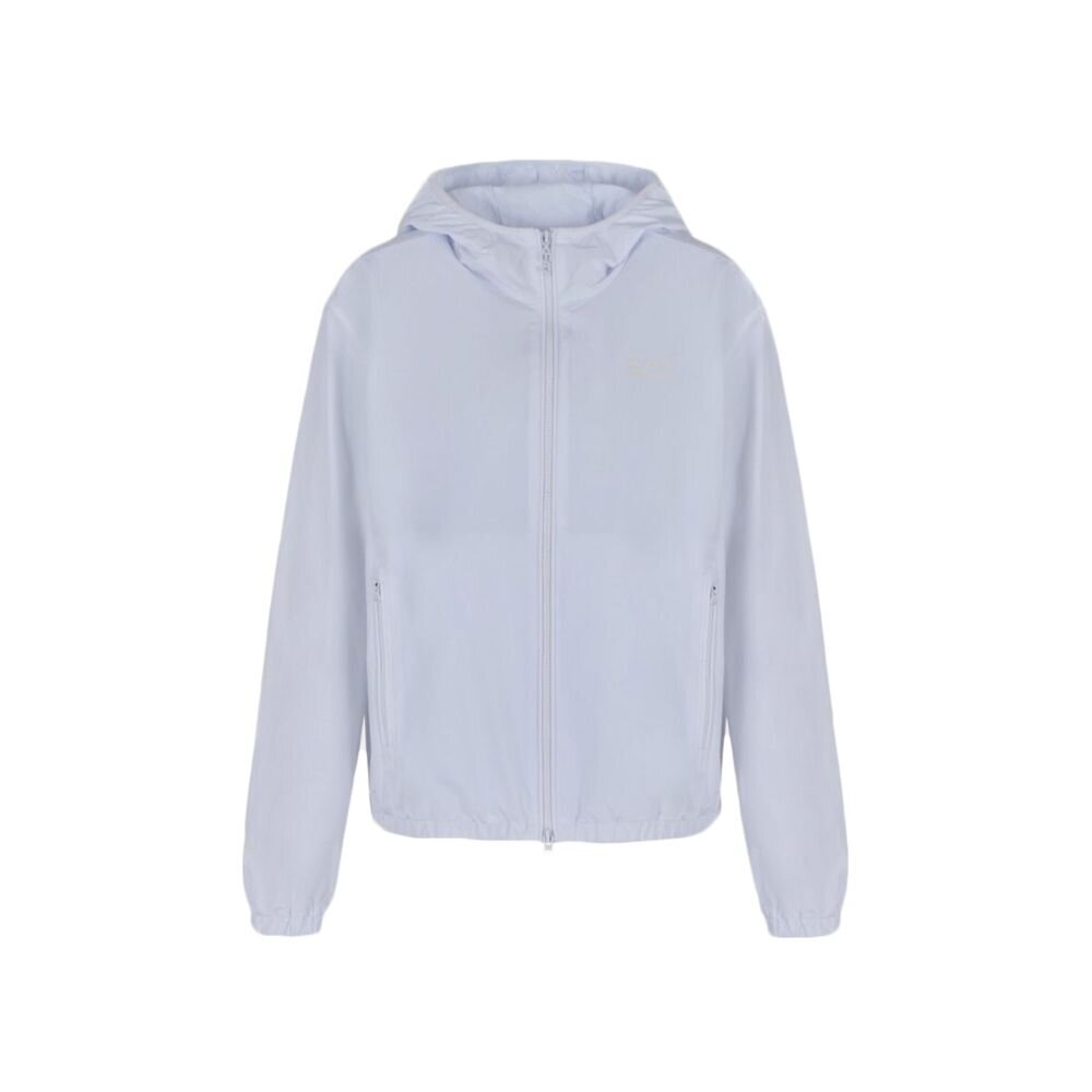EMPORIO ARMANI EA7  Giacca Con Cappuccio Logo Big Retro Donna |  JEK PIT