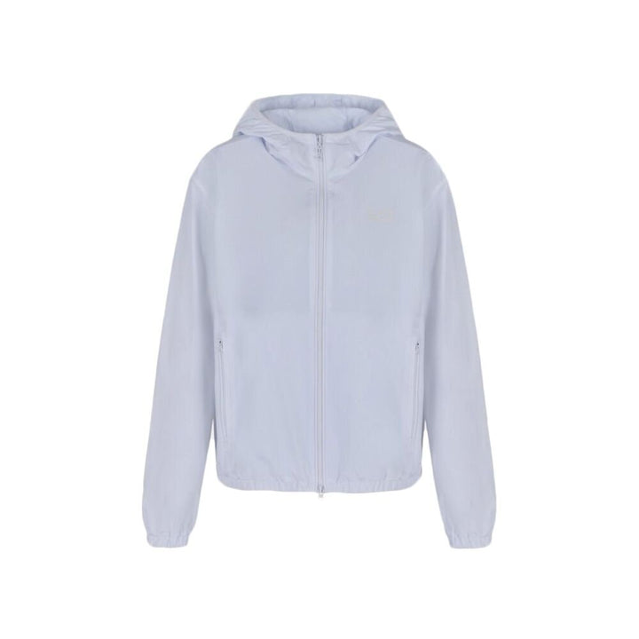 EMPORIO ARMANI EA7  Giacca Con Cappuccio Logo Big Retro Donna |  JEK PIT