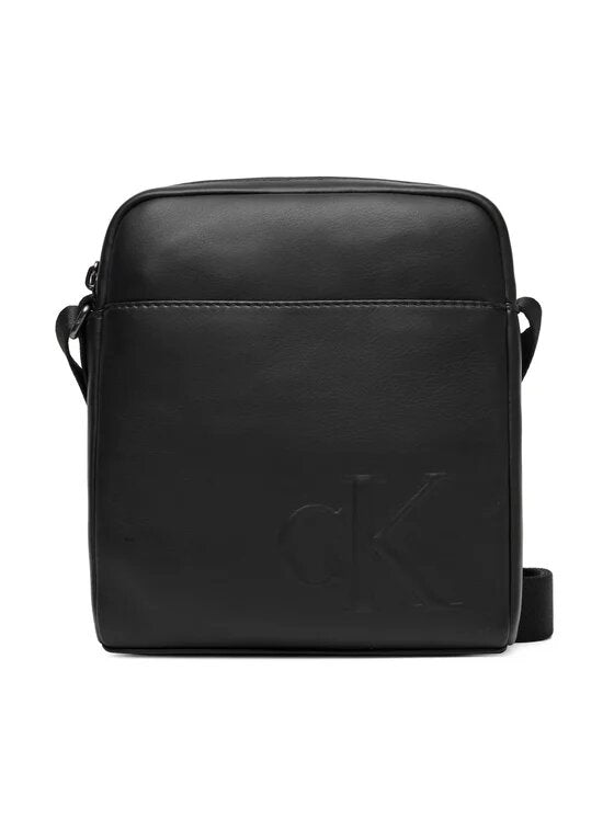 CALVIN KLEIN  Borsello In Pelle Logo Rilievo Grande Uomo |  JEK PIT