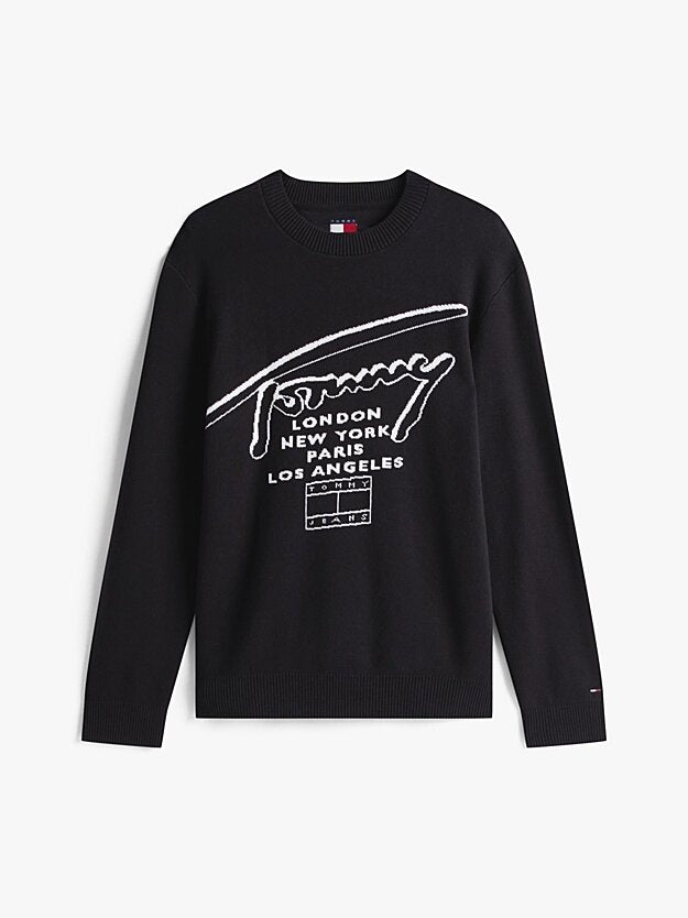 TOMMY JEANS  Maglione Giro Signature City Uomo |  JEK PIT