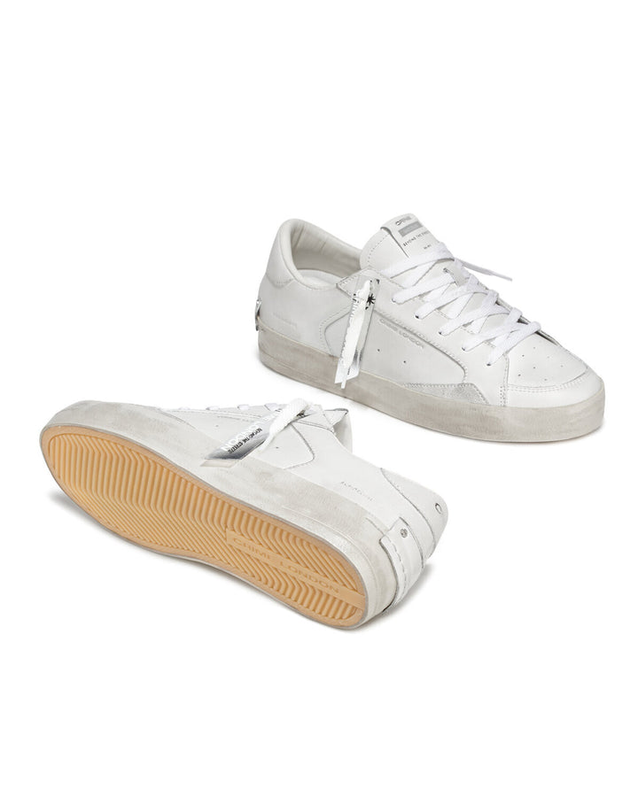CRIME LONDON  Sneakers Sk8 Deluxe Allwhite Uomo |  JEK PIT