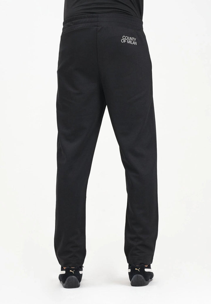 COUNTY OF MILAN - BURLON  Pantalone Triacetato Logo Retro Piccolo Uomo |  JEK PIT