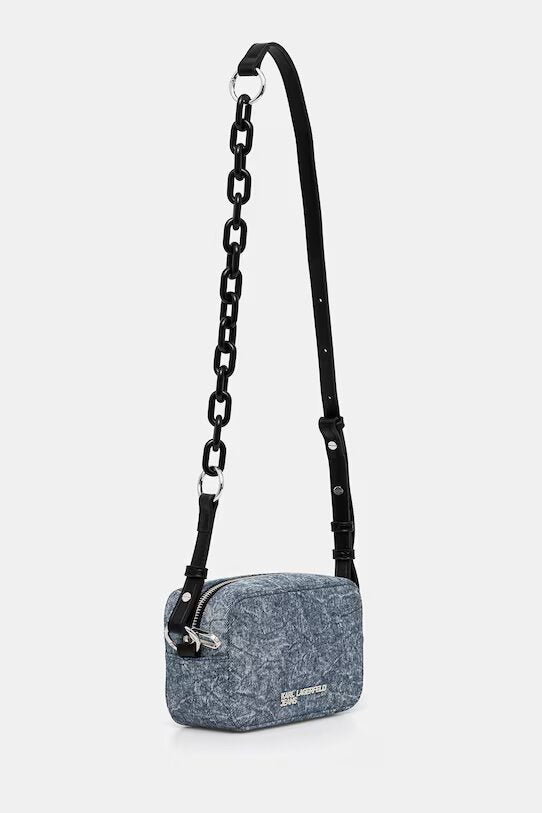 KARL LAGERFELD  Borsa Camera Denim Chain Donna |  JEK PIT