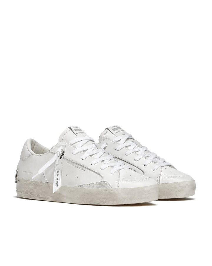 CRIME LONDON  Sneakers Sk8 Deluxe Allwhite Uomo |  JEK PIT