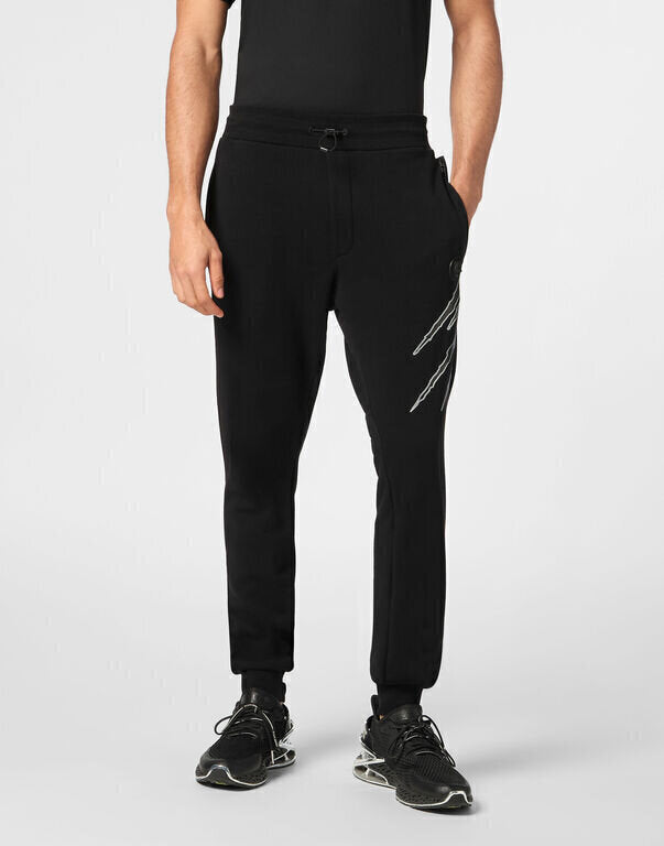 PLEIN SPORT  Pantalone Stampa e Logo Tiger Uomo |  JEK PIT