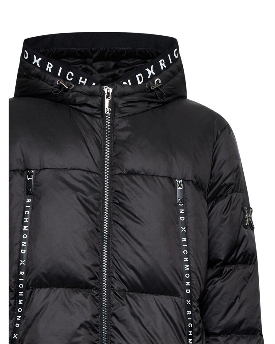 JOHN RICHMOND X  Piumino Con Zip Logate e Cappuccio Uomo |  JEK PIT
