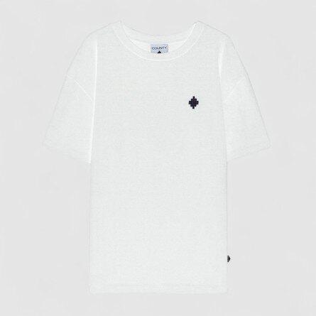 COUNTY OF MILAN - BURLON  t-Shirt In Jersey Logo Retro Grande Uomo |  JEK PIT