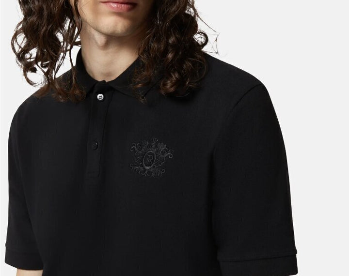 JOHN RICHMOND  Polo Regular Logo Su Tinta Ricamato Uomo |  JEK PIT