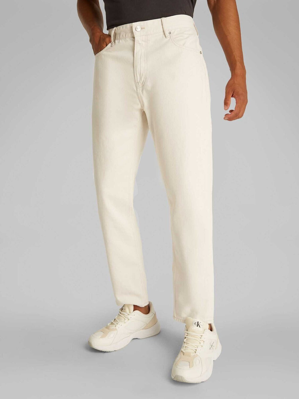 CALVIN KLEIN  Jeans In Denim Light Dad Uomo |  JEK PIT