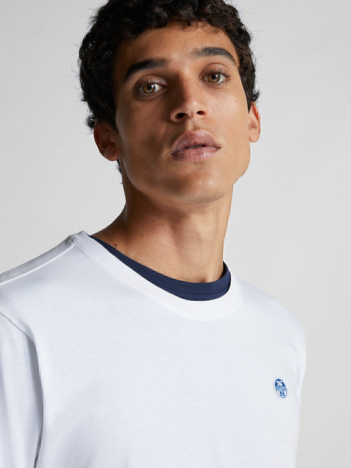 T-Shirt M.lunga Basic Ricamo Uomo - JEK PIT