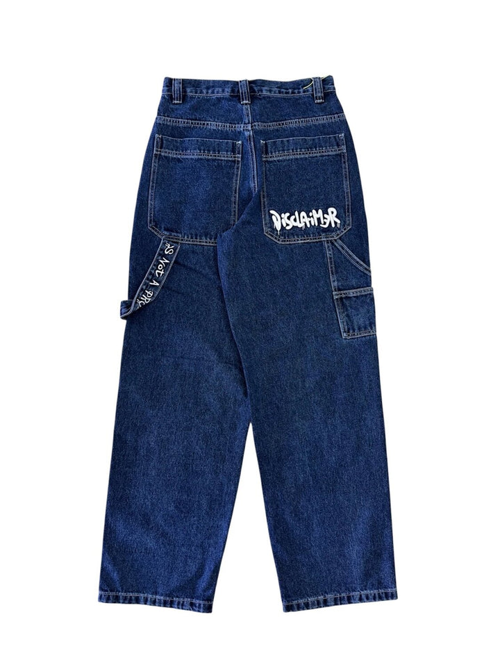 DISCLAIMER  Jeans Work Logo Ricamato Retro Uomo |  JEK PIT