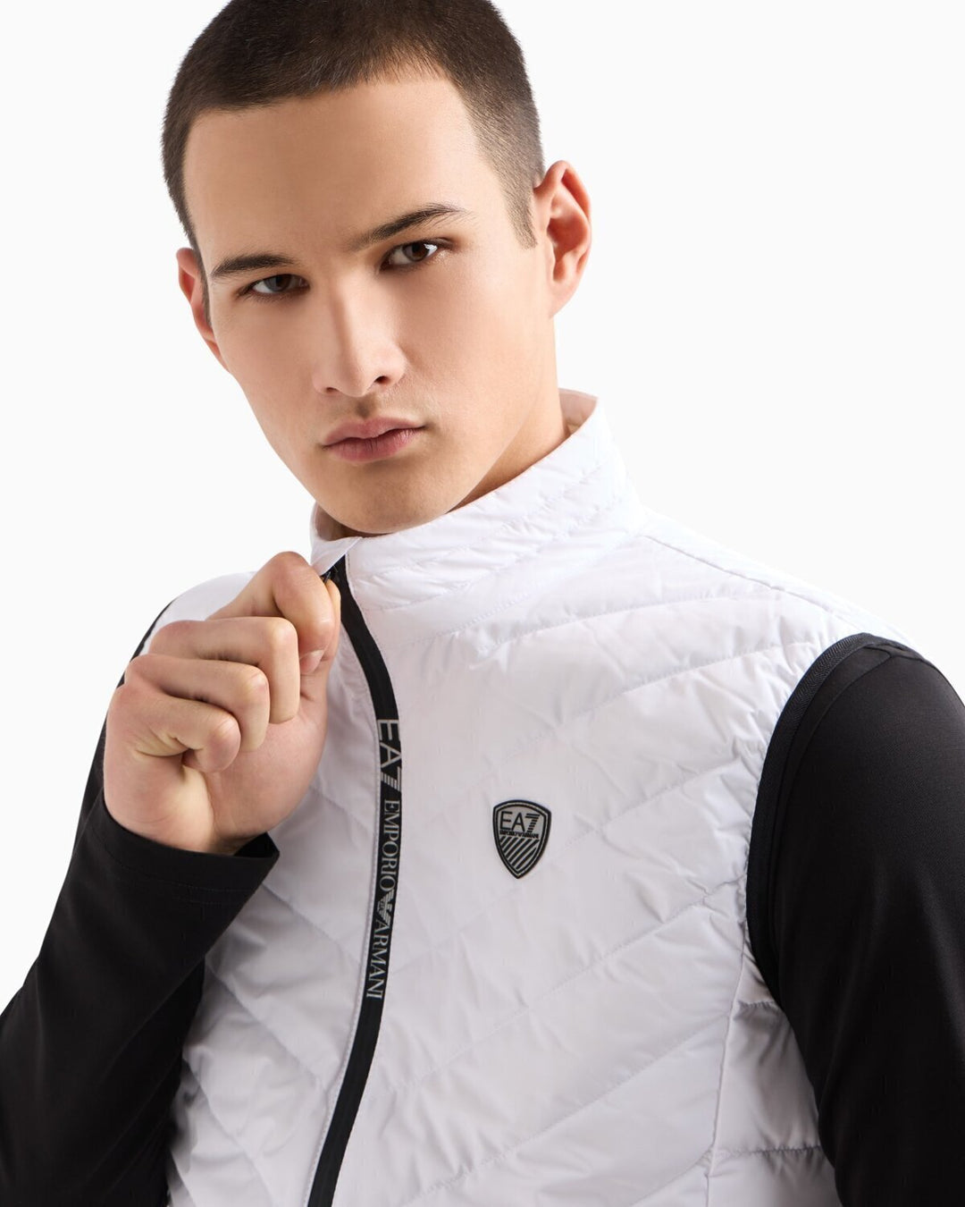 EMPORIO ARMANI EA7  Smanicato Trap. Zip Logo Termos Uomo |  JEK PIT