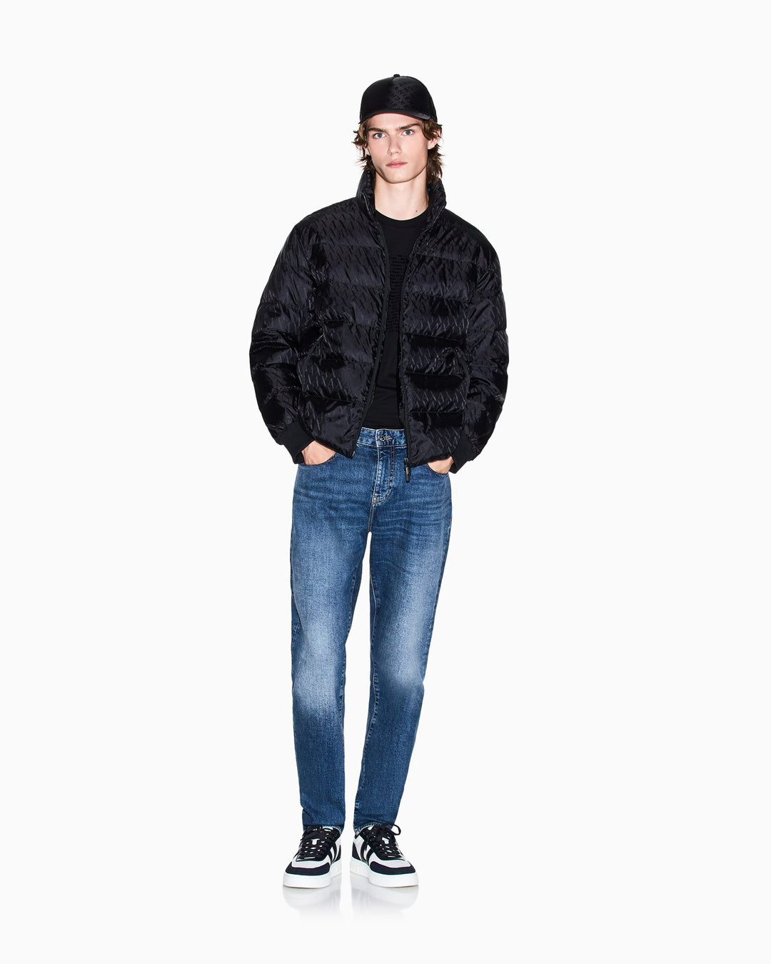 ARMANI EXCHANGE  Piumino Ax Allover Semi Lucido Uomo |  JEK PIT