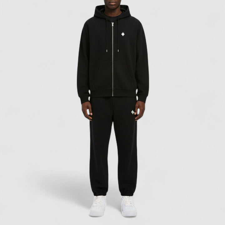 COUNTY OF MILAN - BURLON  Pantalone In Felpa Elastico Fondo Uomo |  JEK PIT