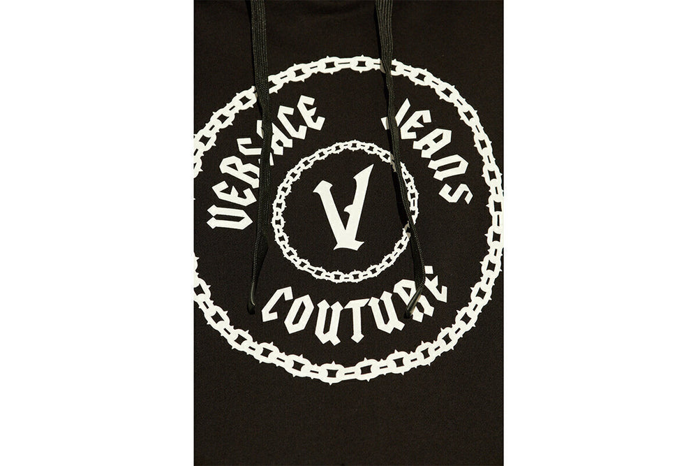 VERSACE JEANS  Felpa Capp. Fleece Brushed Catene Uomo |  JEK PIT