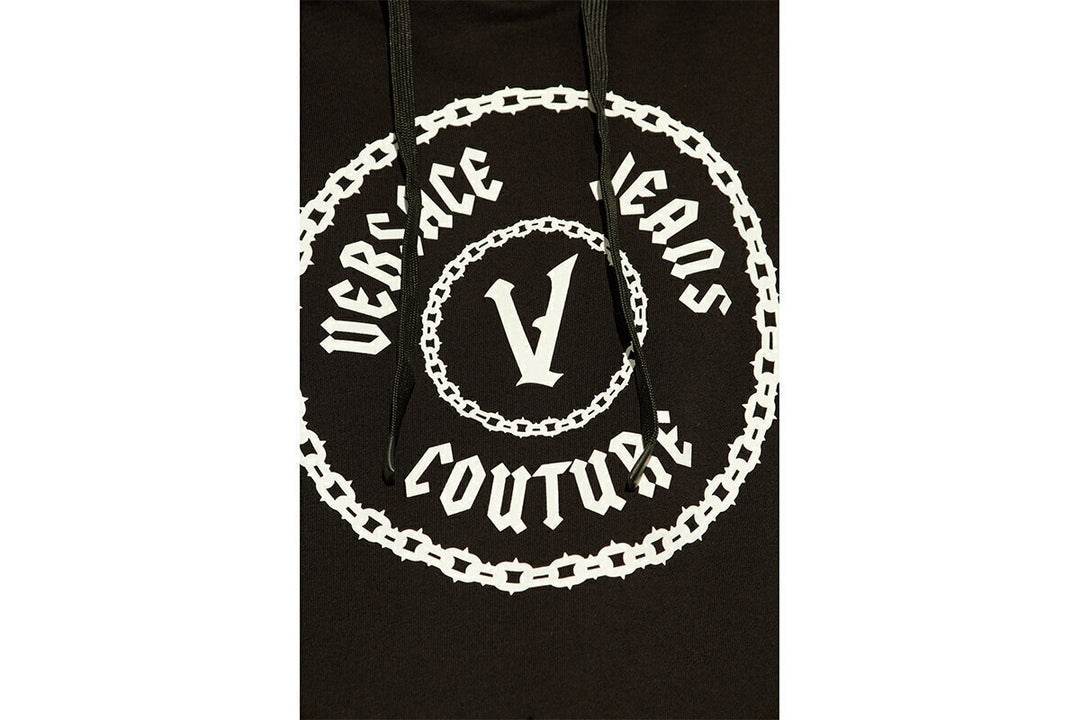 VERSACE JEANS  Felpa Capp. Fleece Brushed Catene Uomo |  JEK PIT