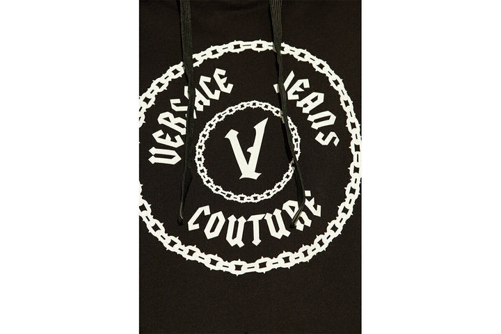 VERSACE JEANS  Felpa Capp. Fleece Brushed Catene Uomo |  JEK PIT