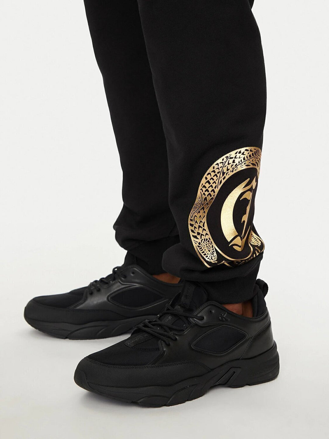 JUST CAVALLI  Pantalone In Felpa Snake Logo Uomo |  JEK PIT