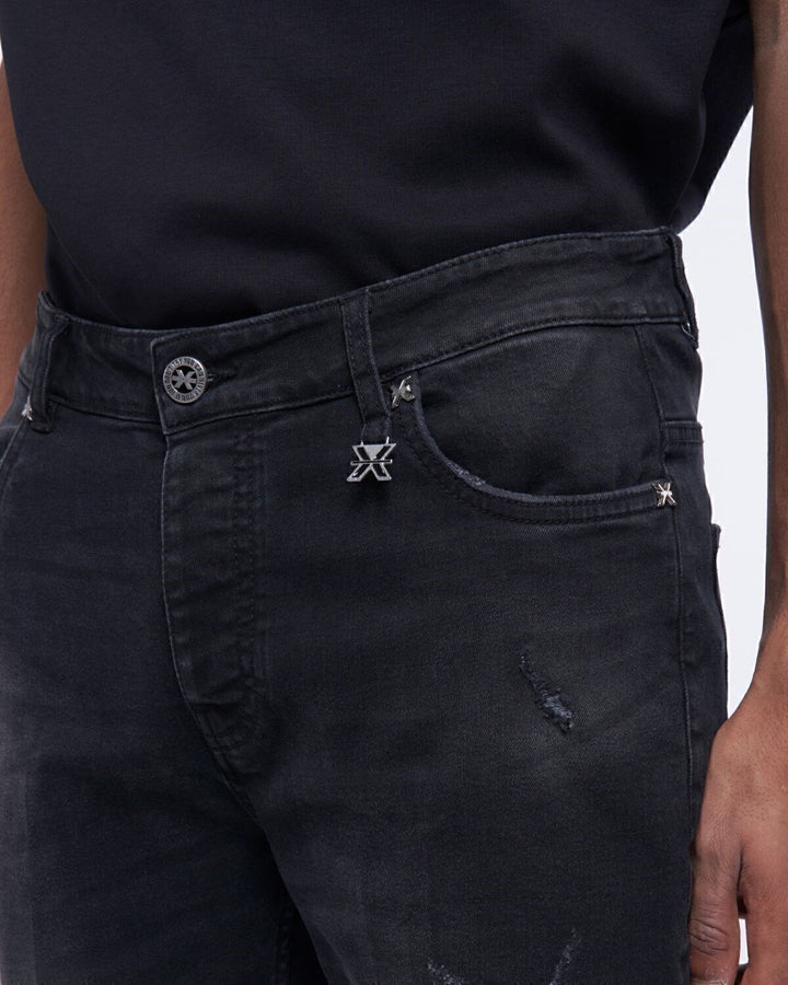 Jeans 5 Pockets Riven Strappato Uomo - JEK PIT