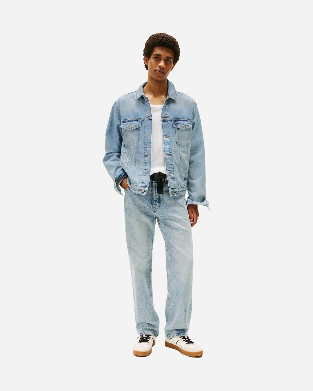 TOMMY HILFIGER  Giubbino In Jeans Rayan Bandiera Retro Uomo |  JEK PIT