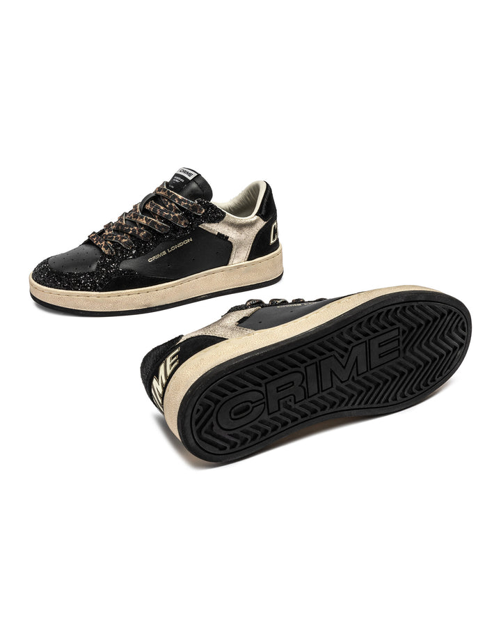 CRIME LONDON  Sneakers Chelsea Brill Lacci Leop Donna |  JEK PIT