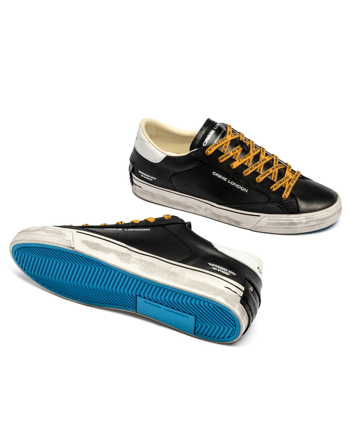 CRIME LONDON  Sneakers Distressed 2.0 Tellow Laces Uomo |  JEK PIT