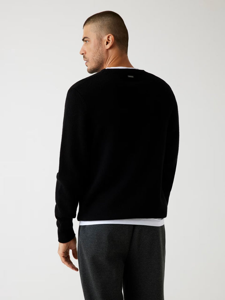 GUESS  Maglione Giro Embossed Logo Uomo |  JEK PIT