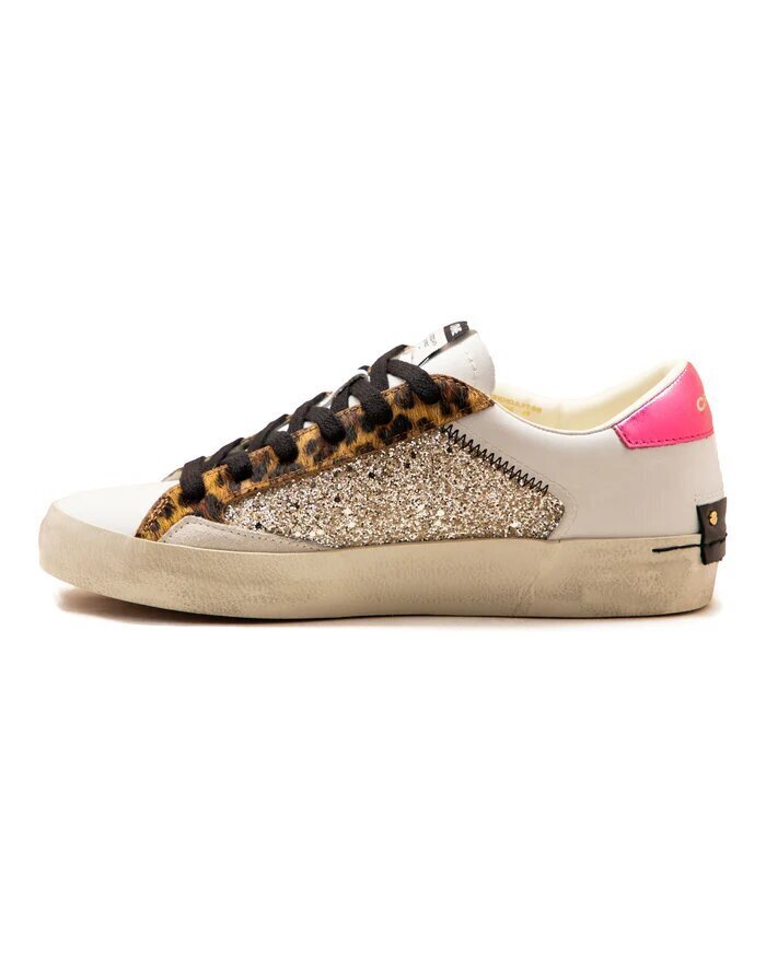 CRIME LONDON  Sneakers Distressed Leop+glitter Donna |  JEK PIT