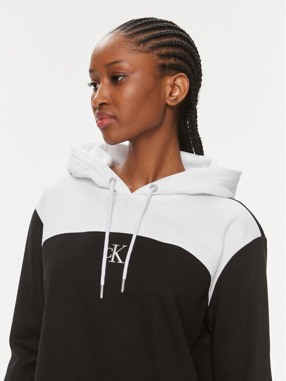 CALVIN KLEIN  Felpa Bicolor Lunga Donna |  JEK PIT