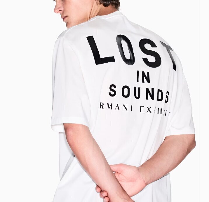 ARMANI EXCHANGE  t-Shirt Stampa Gommata Retro Gr Uomo |  JEK PIT