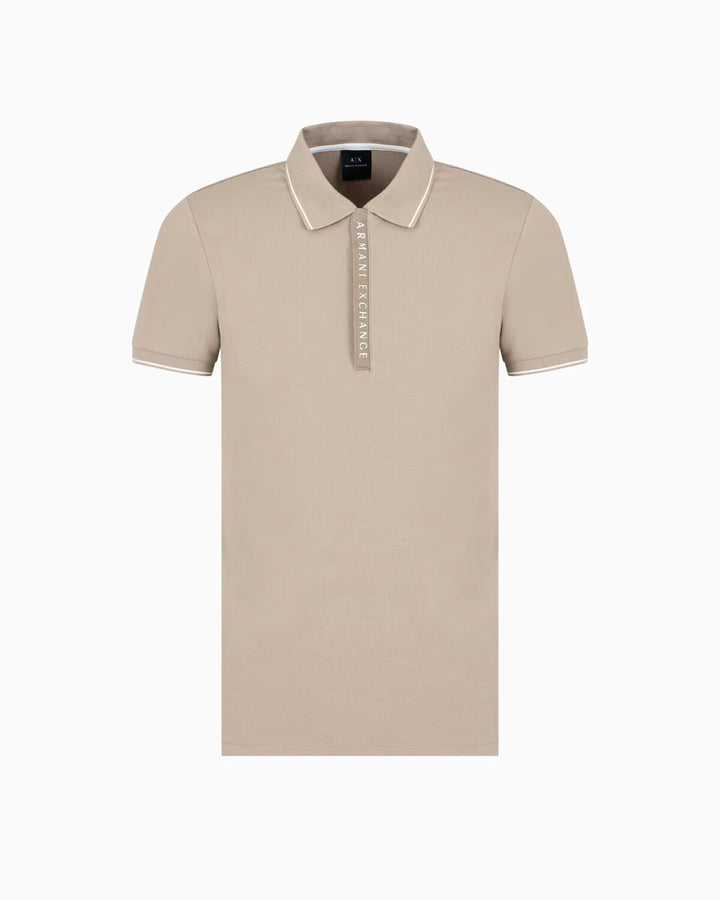 ARMANI EXCHANGE  Polo Logo Verticale Su Zip Uomo |  JEK PIT