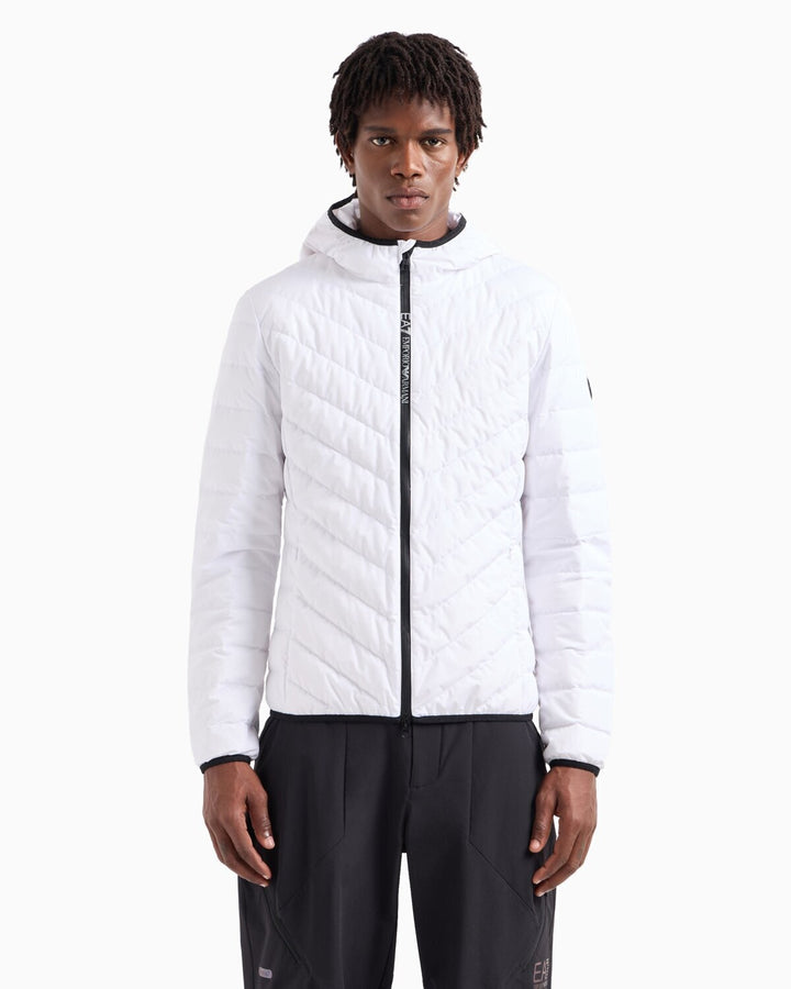 EMPORIO ARMANI EA7  Piumino Logo Su Zip 100gr Uomo |  JEK PIT