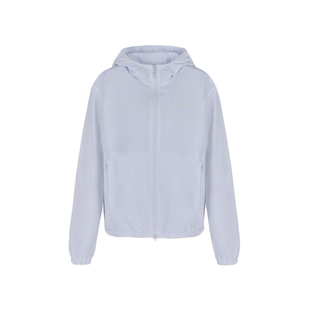EMPORIO ARMANI EA7  Giacca Con Cappuccio Logo Big Retro Donna |  JEK PIT