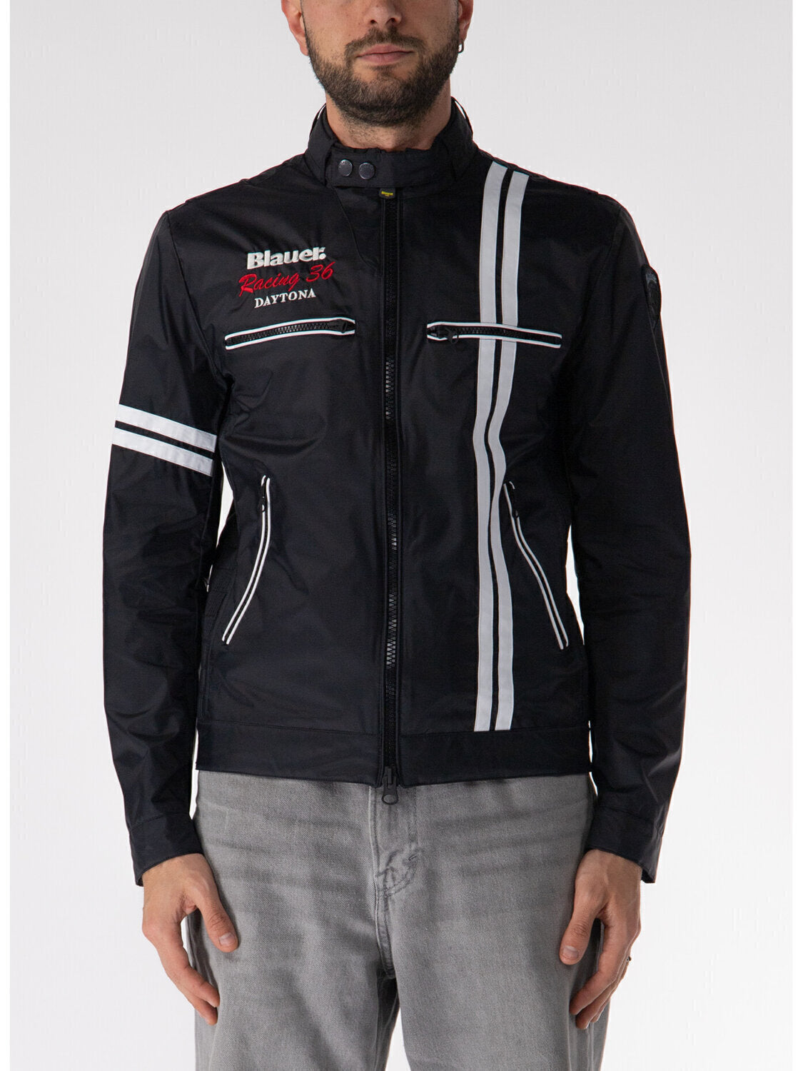 Giubbino Foder. Fascia E Stampa Retro Uomo - JEK PIT