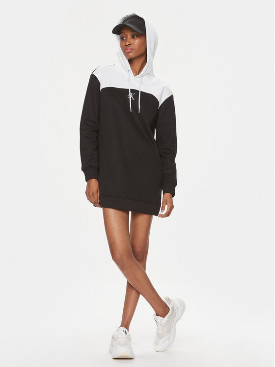 CALVIN KLEIN  Felpa Bicolor Lunga Donna |  JEK PIT