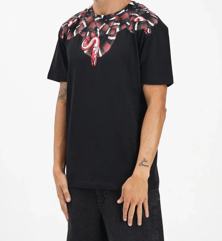 COUNTY OF MILAN - BURLON  t-Shirt Con Serpente Red Uomo |  JEK PIT