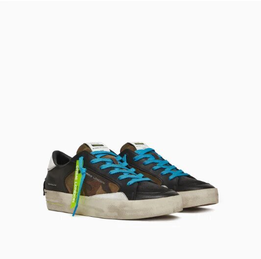 CRIME LONDON  Sneakers Con Patch Fantasia Militare Uomo |  JEK PIT