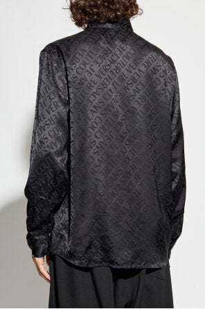 VERSACE JEANS  Camicia Jacquard Allover Twill Uomo |  JEK PIT