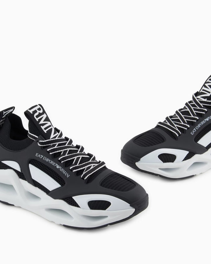 EMPORIO ARMANI EA7  Sneakers Train. Para Rialzata Traforata Uomo |  JEK PIT