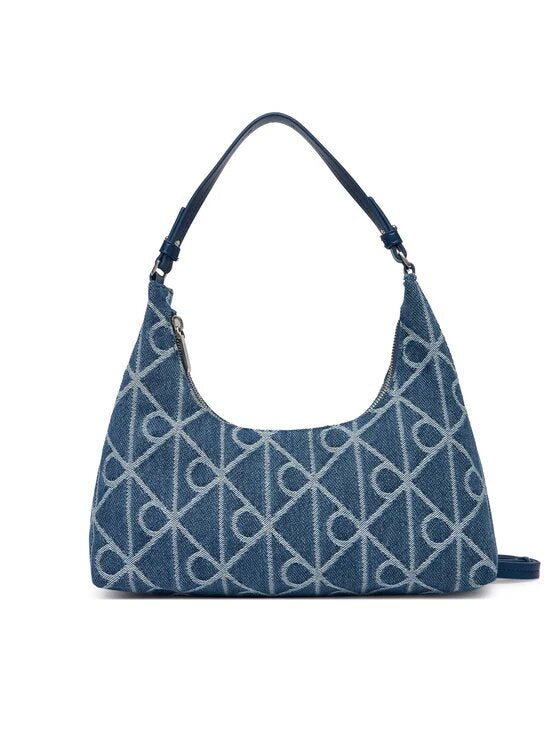 CALVIN KLEIN  Borsa In Denim Allover Donna |  JEK PIT